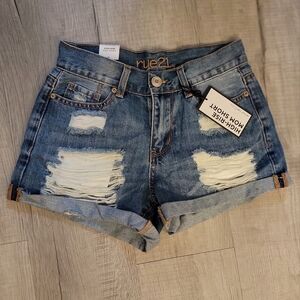 Premiere Denim by rue21 Blue Distressed Jean Shorts